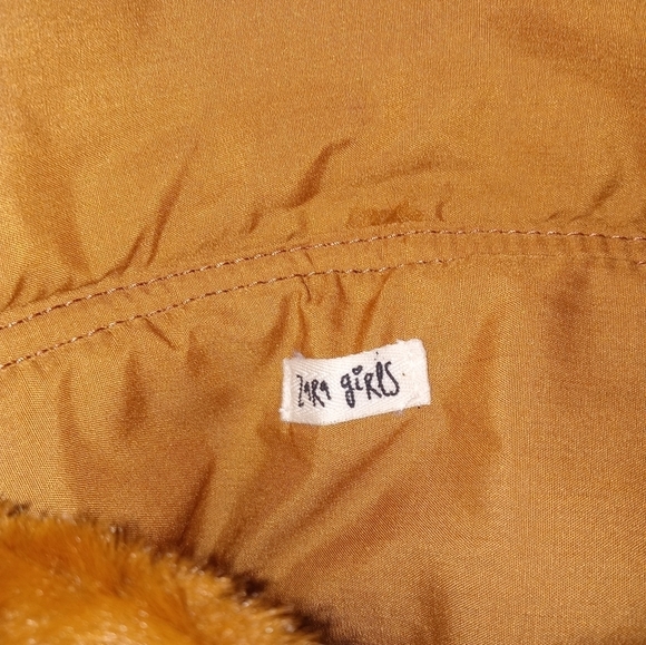 Zara Girls Fluffy Brown floppy ear Bunny lined BackPack w Embroidered Face 12x12 - Picture 8 of 9